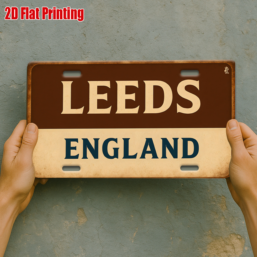 Home Office England - Tin Sign - Vintage Durable Metal