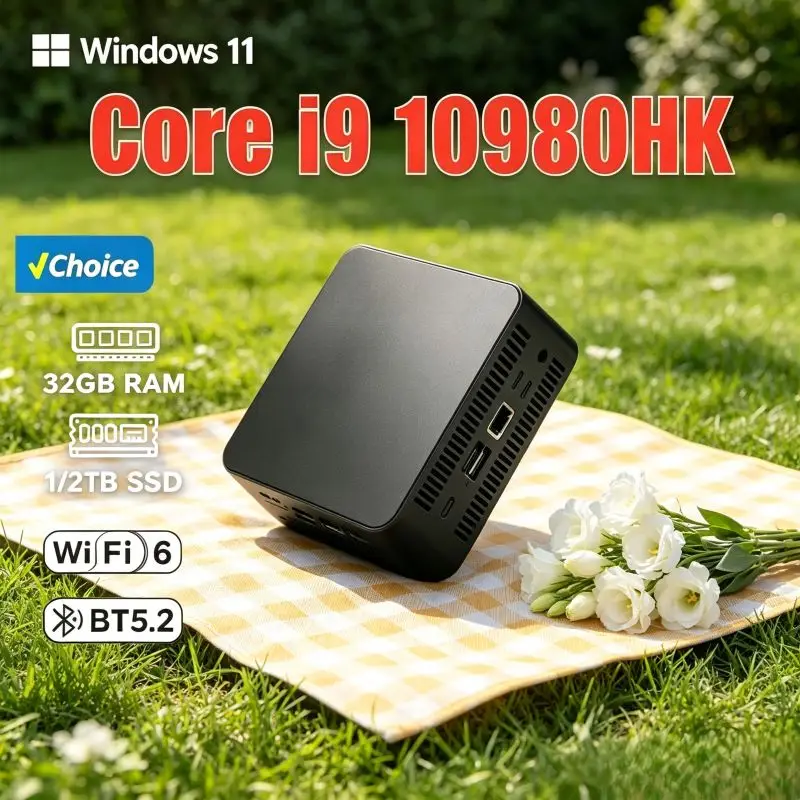 Home Office Windows 11 - Mini PC Core I9 10980HK ,Windows