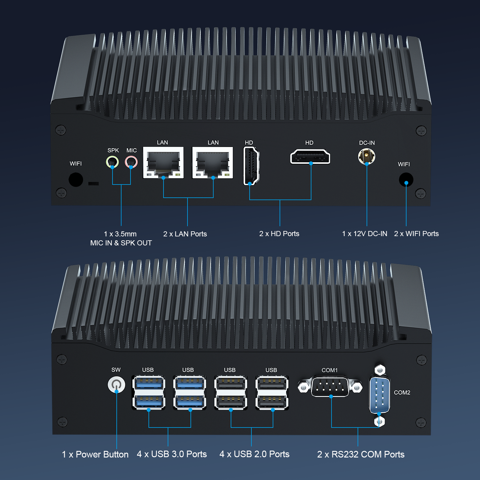 Home Office Windows 11 - 10th Gen Home Theater/Gaming/Office Mini PC
