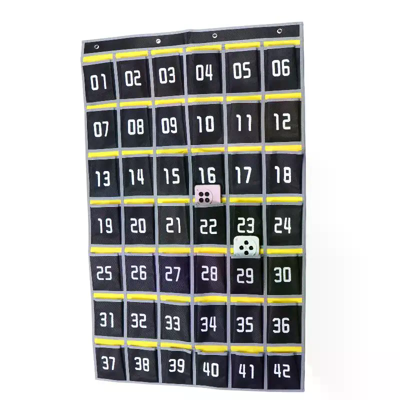 Home Office Phone Number - Wall Mounted Numbered Storage Hanging Bag