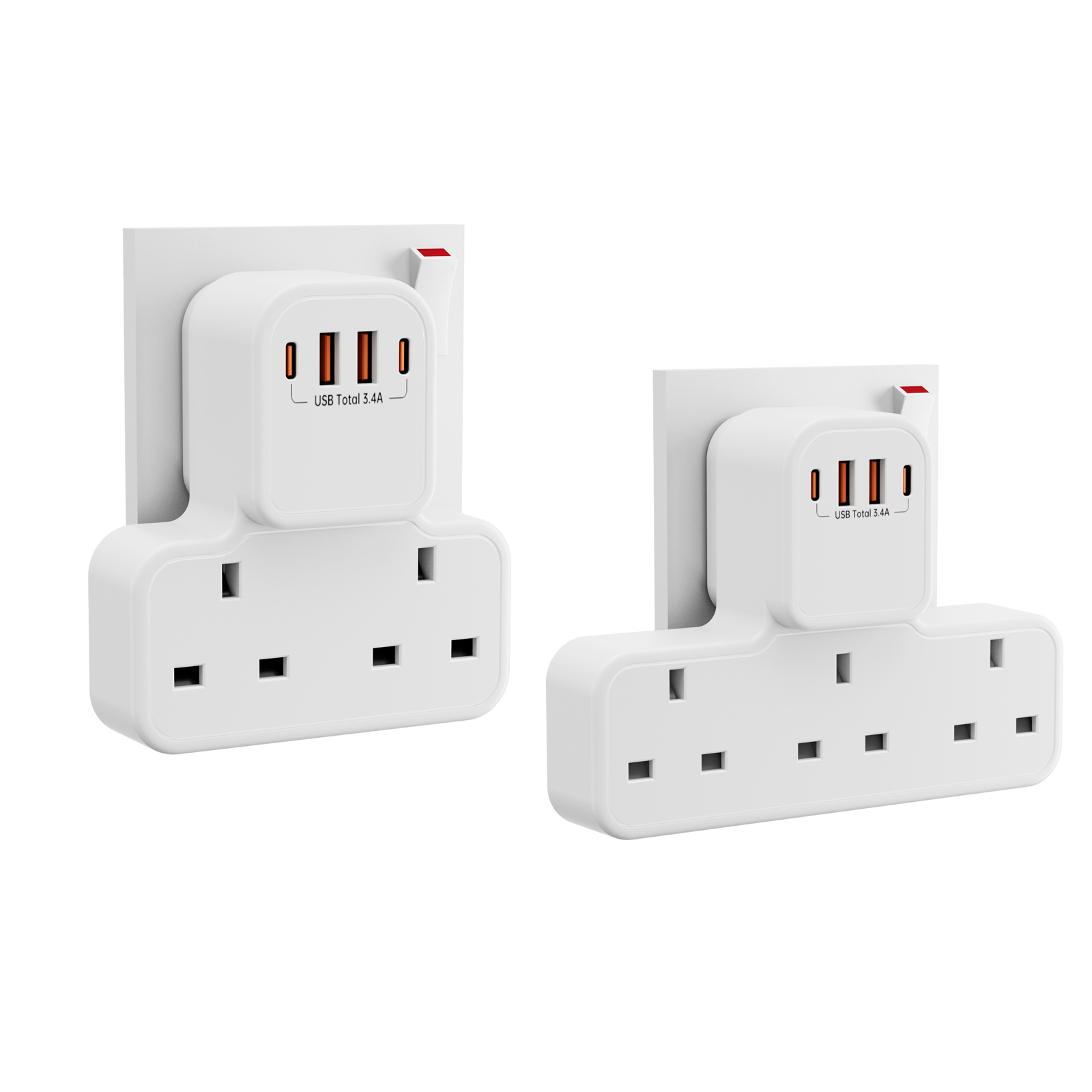 Power Strip Desk - 3250W Uk Ac Plug Power Strip