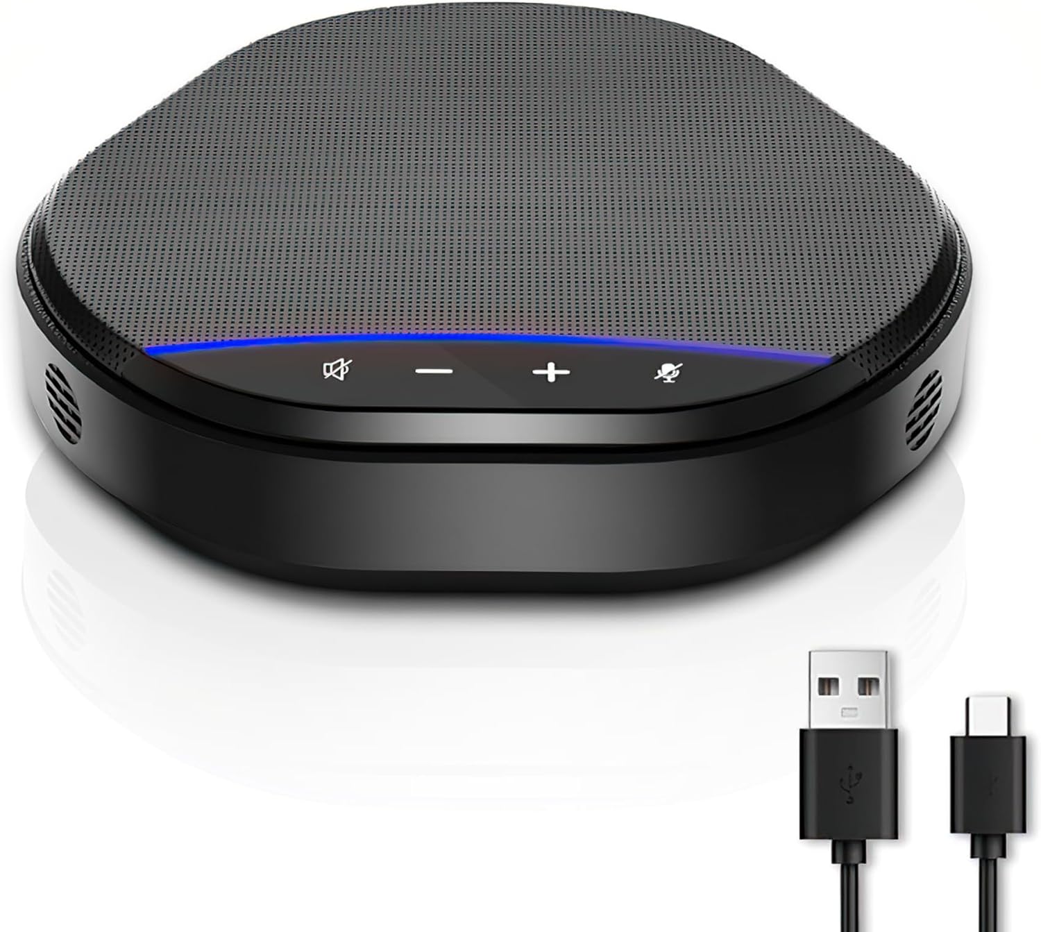 Home Office Of Amazon - 360° Voice Pickup Conference Speakerphone with