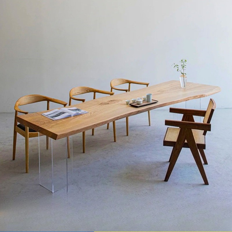 Nordic Solid Wood Acrylic Floa – Home Office Desks Bewertung und Preis