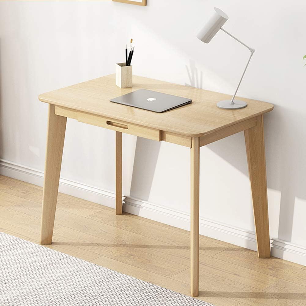 Solid Wood Writing Desk with D – Home Office Desks Bewertung und Preis