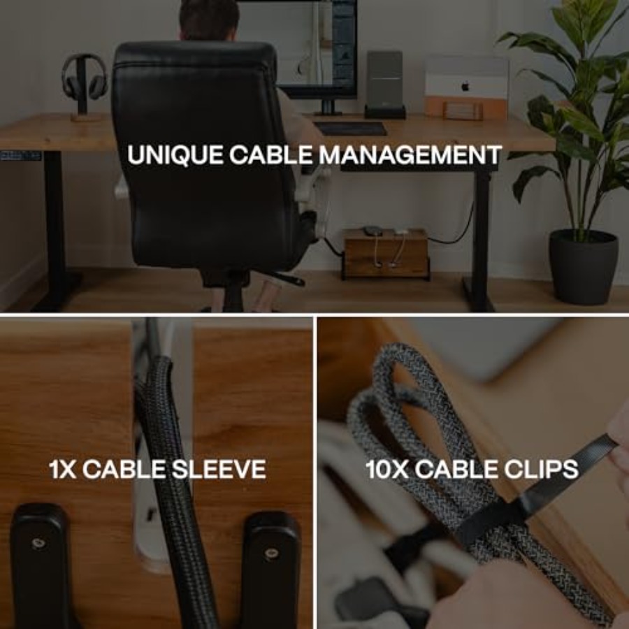 Extra Large Cable Management B – Power Strip Desk Bewertung und Preis