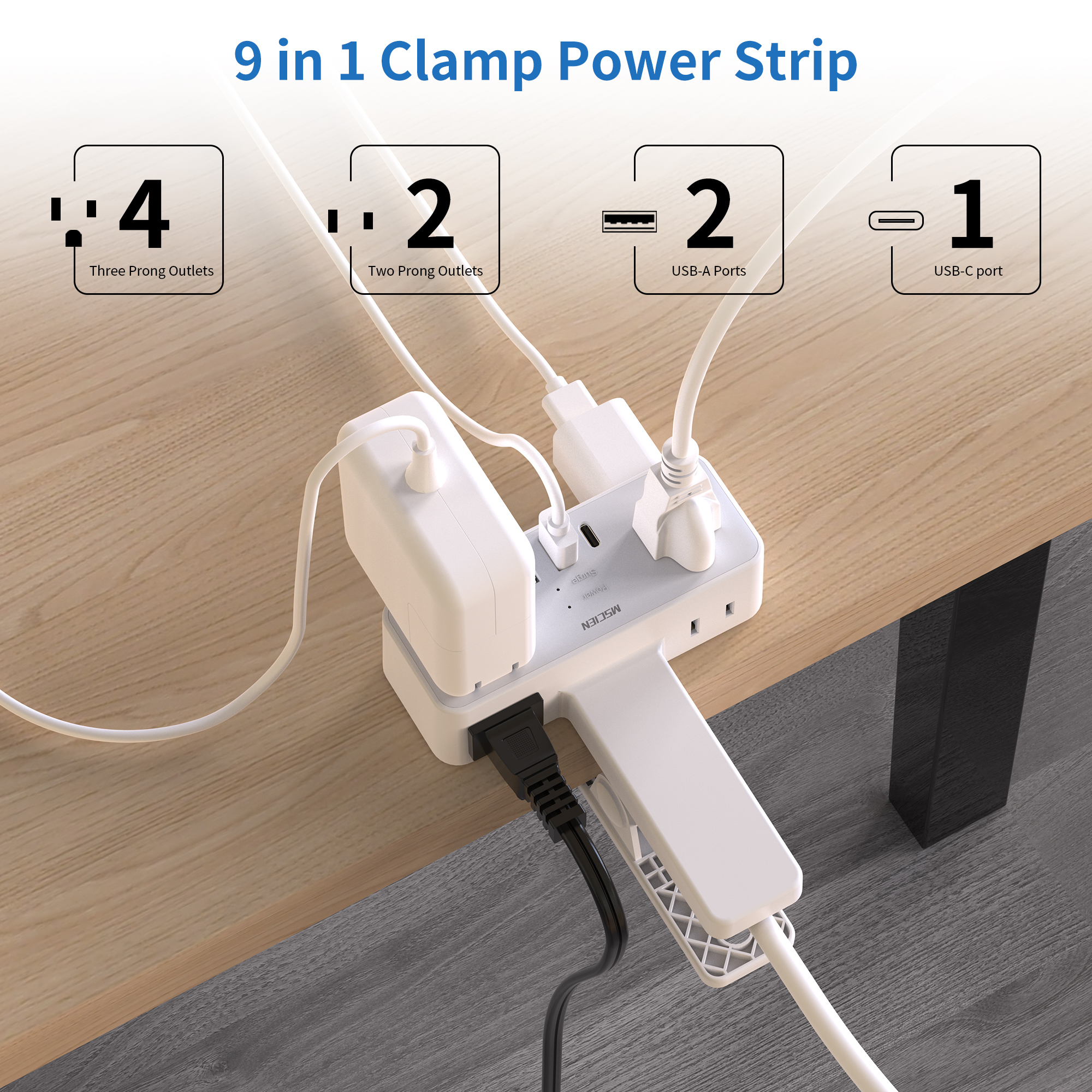 MSCIEN Power Strip Surge Prote – Power Strip Desk Bewertung und Preis