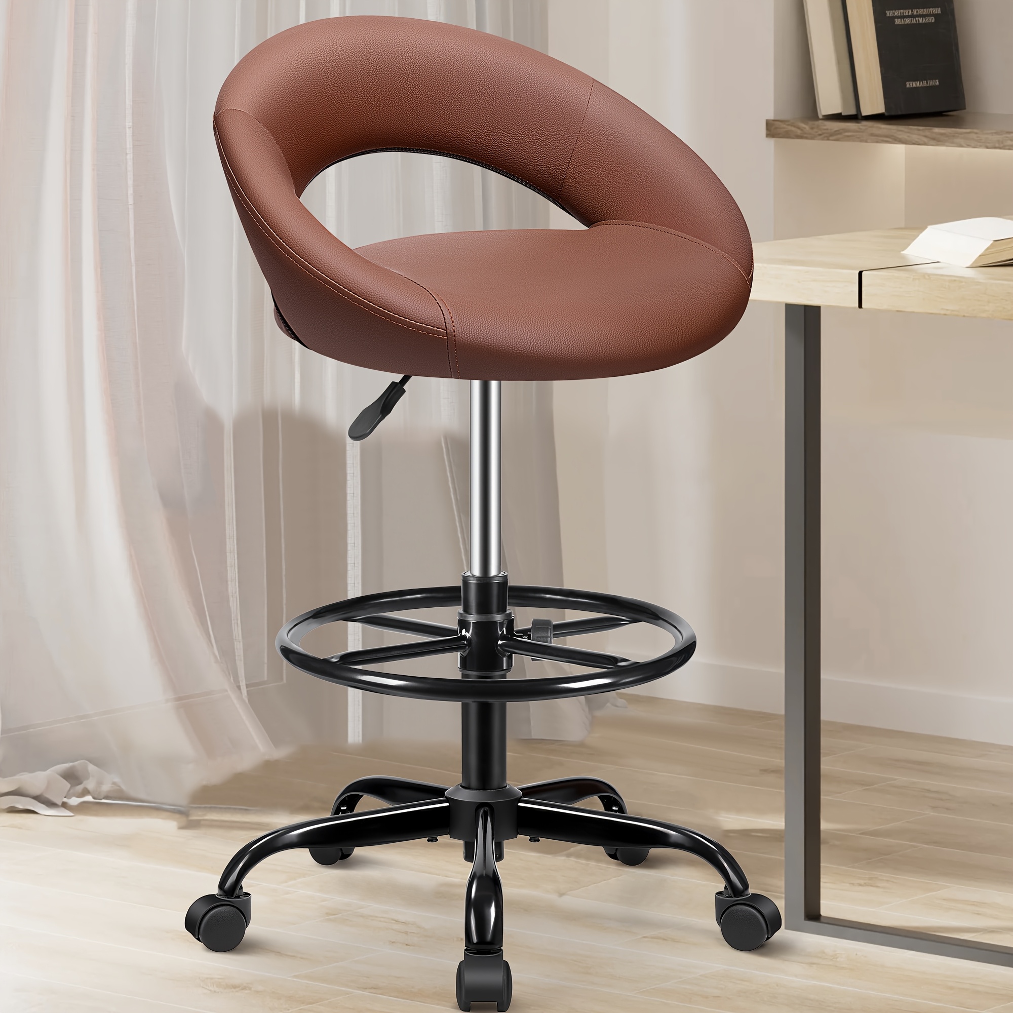 Ergonomic Drafting Chair - PU  – Home Office Desks Bewertung und Preis
