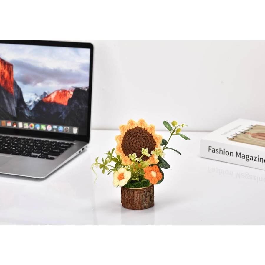 Cute Crochet Flowers Bouquet H – Home Office Depot Bewertung und Preis
