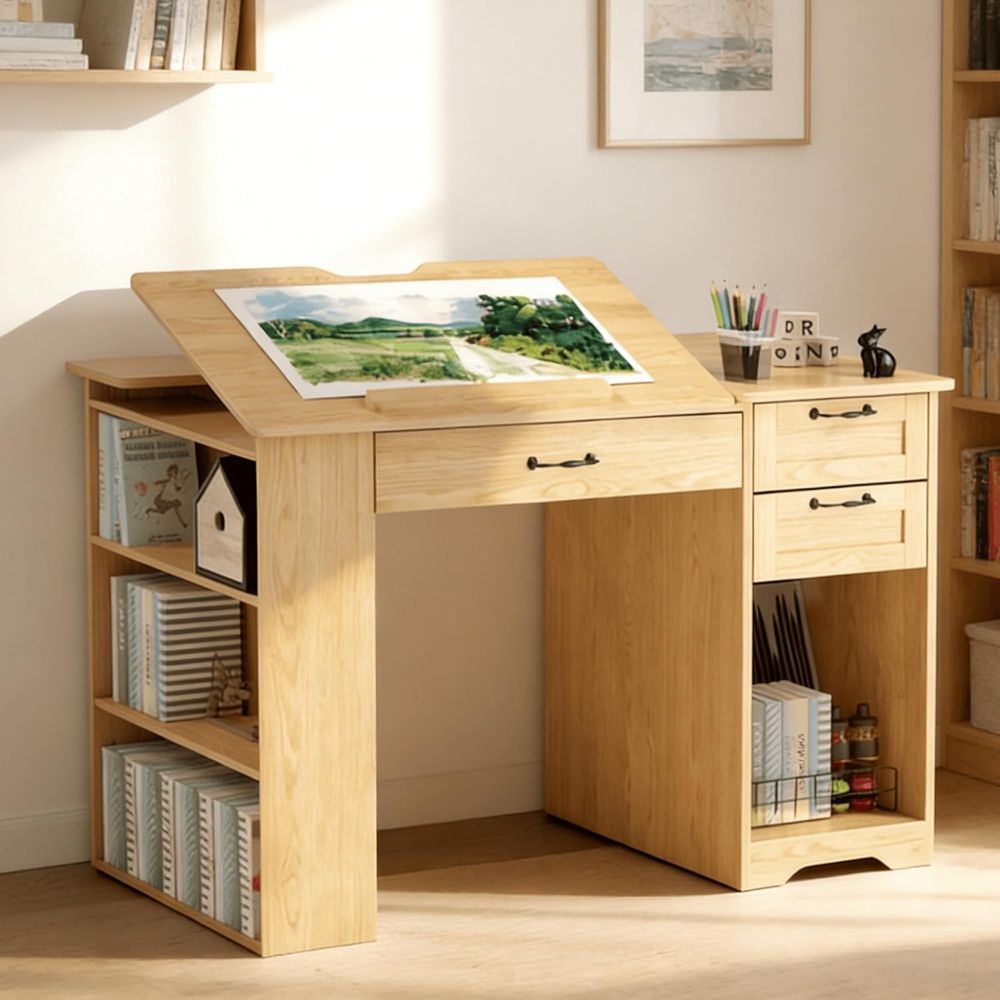 Adjustable Desk with Storage,  – Home Or Office Use Bewertung und Preis