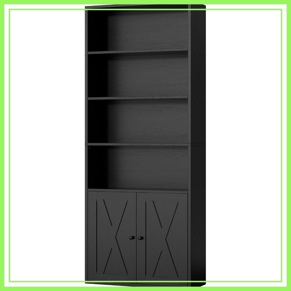 Industrial Bookshelf with Door – Home Office In Living Room Bewertung und Preis
