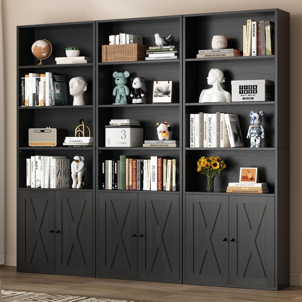 Industrial Bookshelf with Door – Home Office In Living Room Bewertung und Preis