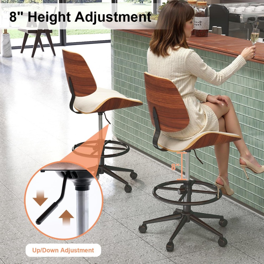 Ergonomic Drafting Chair with  – Home Office Desks Bewertung und Preis