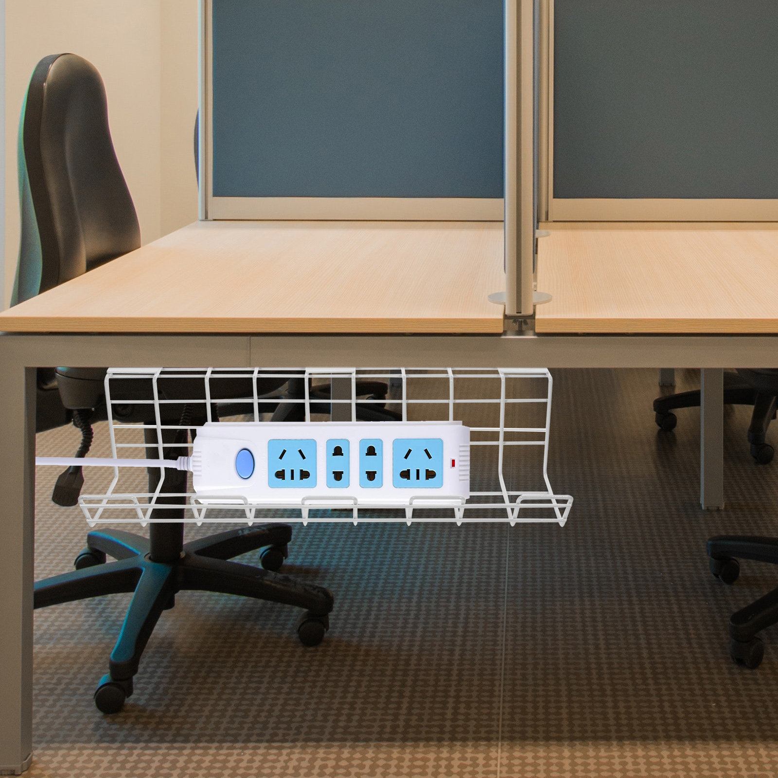 2Pcs Under Desk Cable Manageme – Power Strip Desk Bewertung und Preis