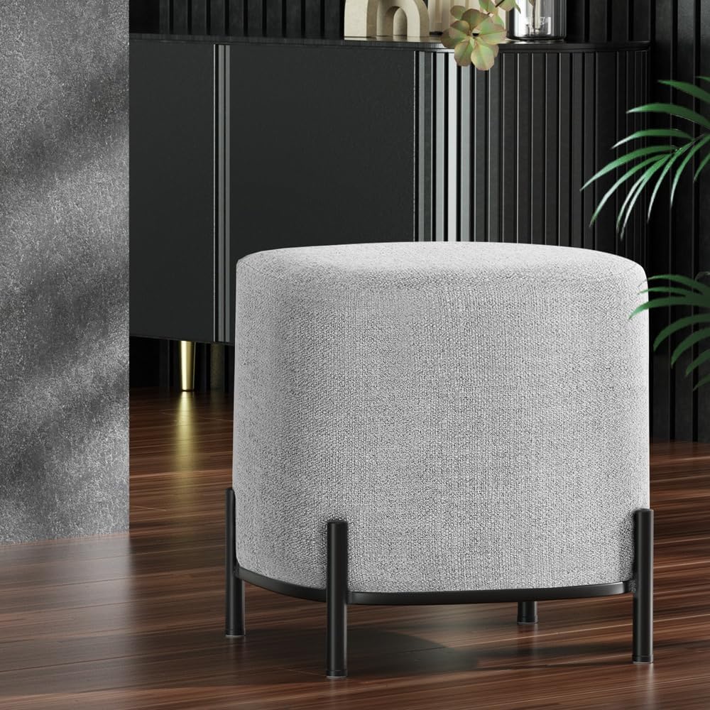 **/Ottoman, Round Footstool Lo – Home Office In Living Room Bewertung und Preis