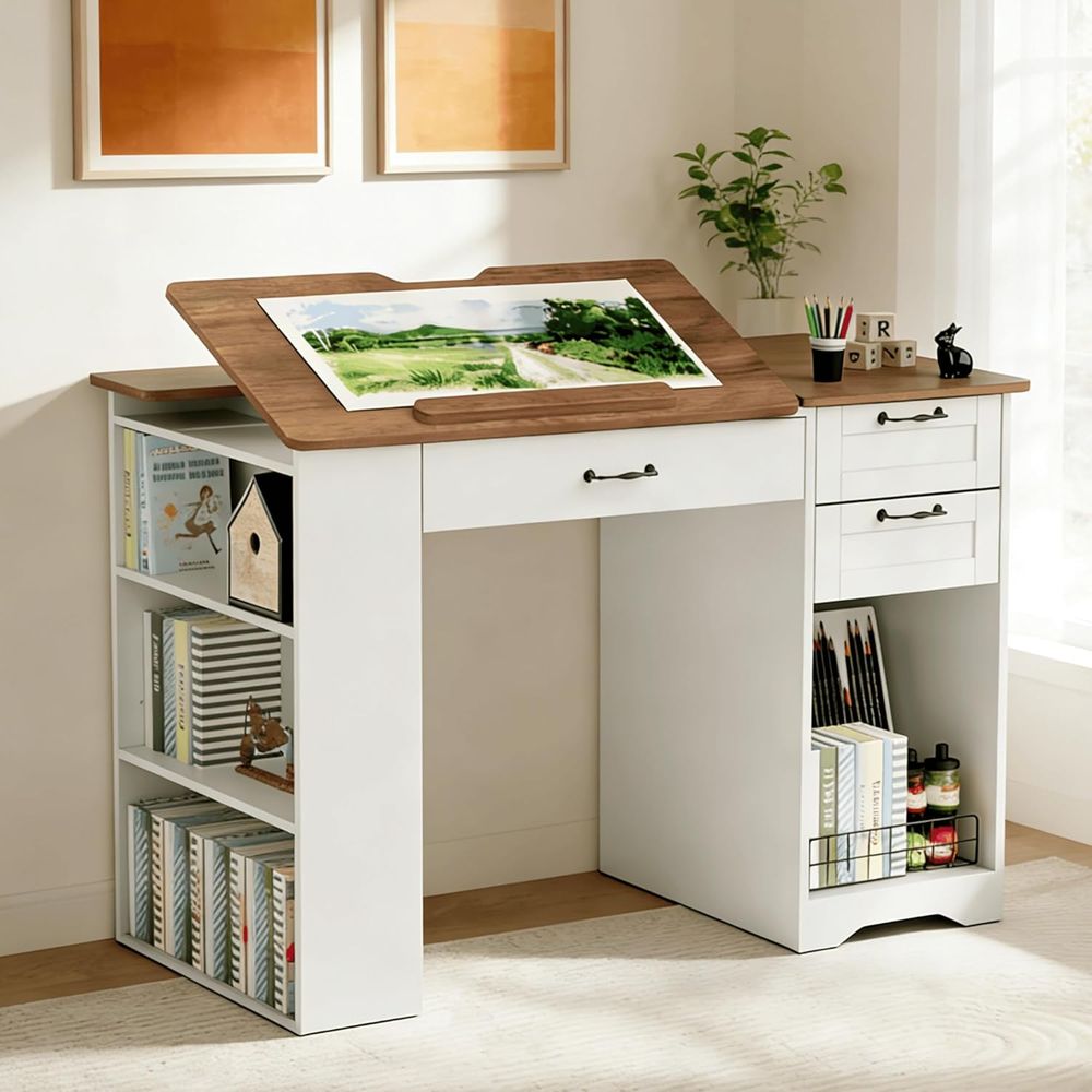 Adjustable Desk with Storage a – Home Office Desks Bewertung und Preis
