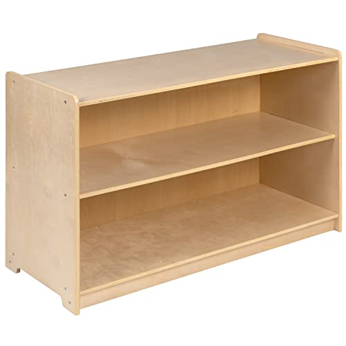 Two-Tier Natural Wood Storage  – Home Or Office Use Bewertung und Preis