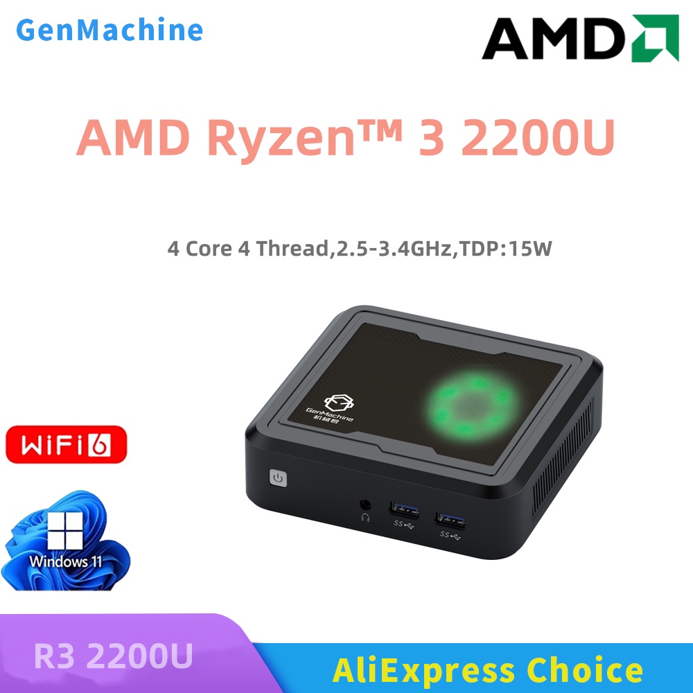 Genmachine Mini PC AMD Ryzen R – Home Office Windows 11 Bewertung und Preis
