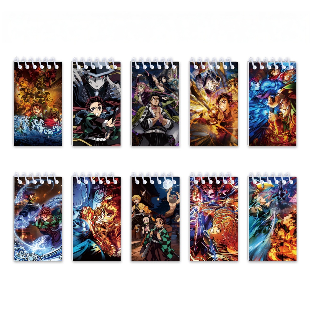 10PCS Demon Slayer Notepads. S – Home Office Student Bewertung und Preis
