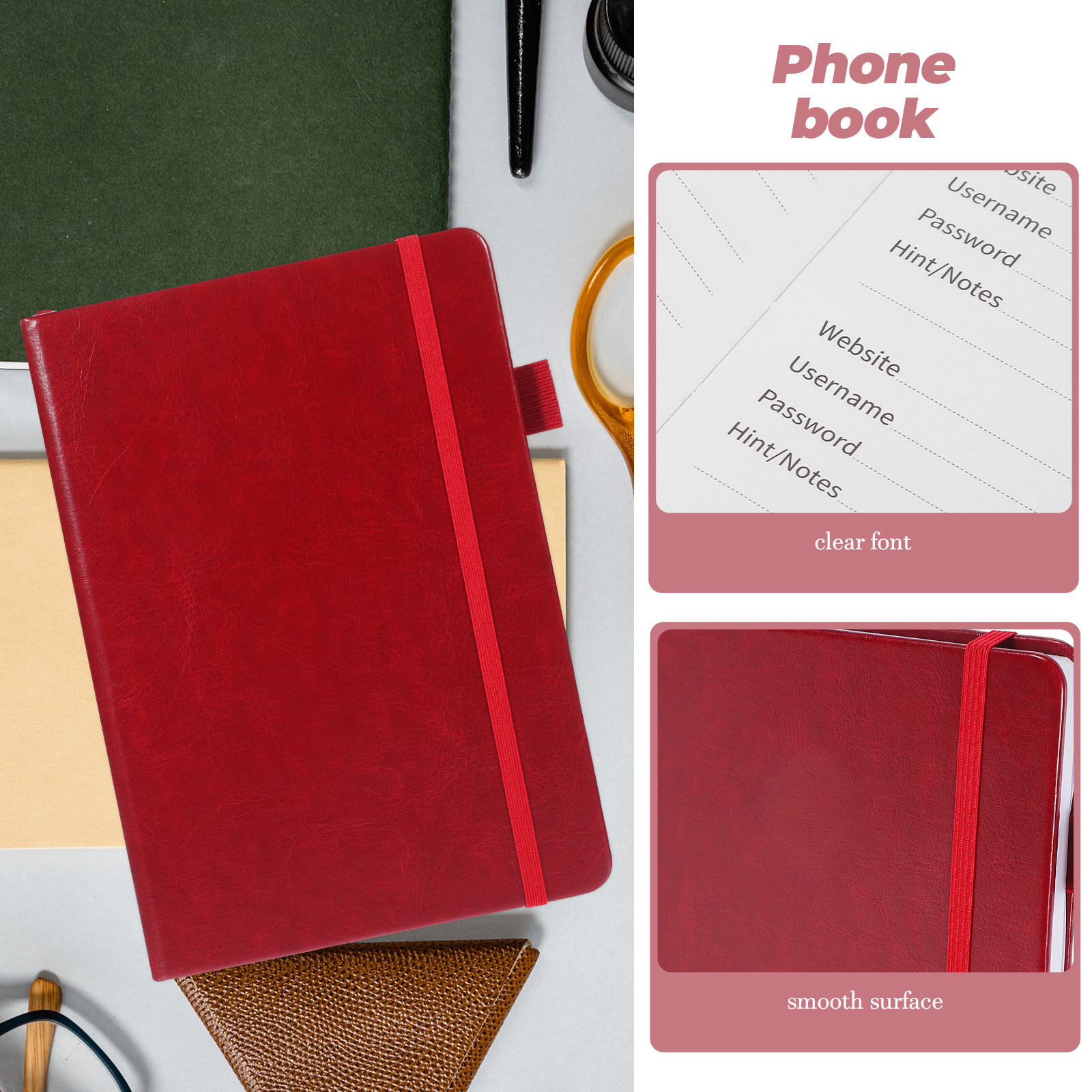 Smooth Polished Address Book B – Home Office Phone Number Bewertung und Preis