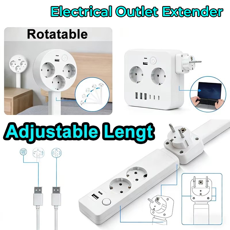 4 Styles Electrical Outlet Ext – Power Strip Desk Bewertung und Preis