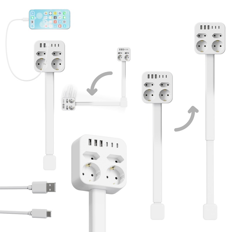 4 Styles Electrical Outlet Ext – Power Strip Desk Bewertung und Preis