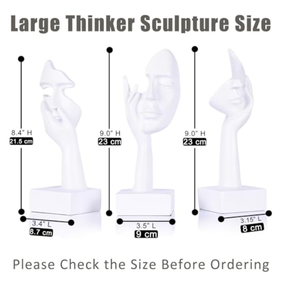 Thinker Large Statue Set - Art – Home Office In Living Room Bewertung und Preis
