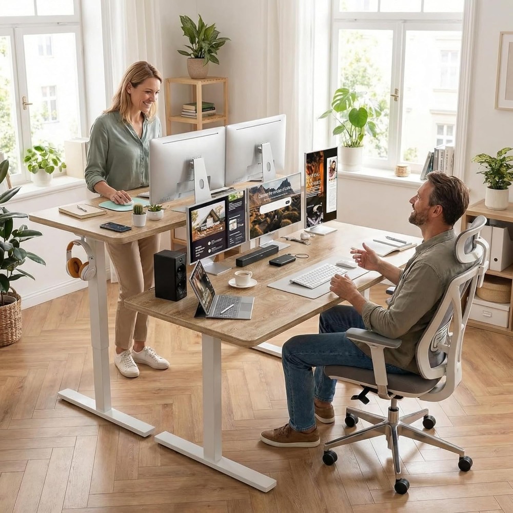Large 55x32 Electric Standing  – Home Office Desks Bewertung und Preis