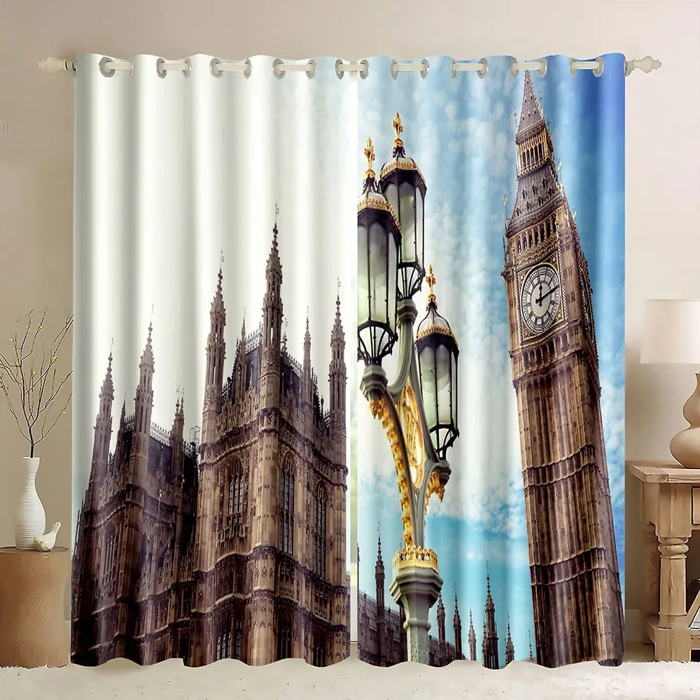 London Building Window Curtain – Home Office England Bewertung und Preis