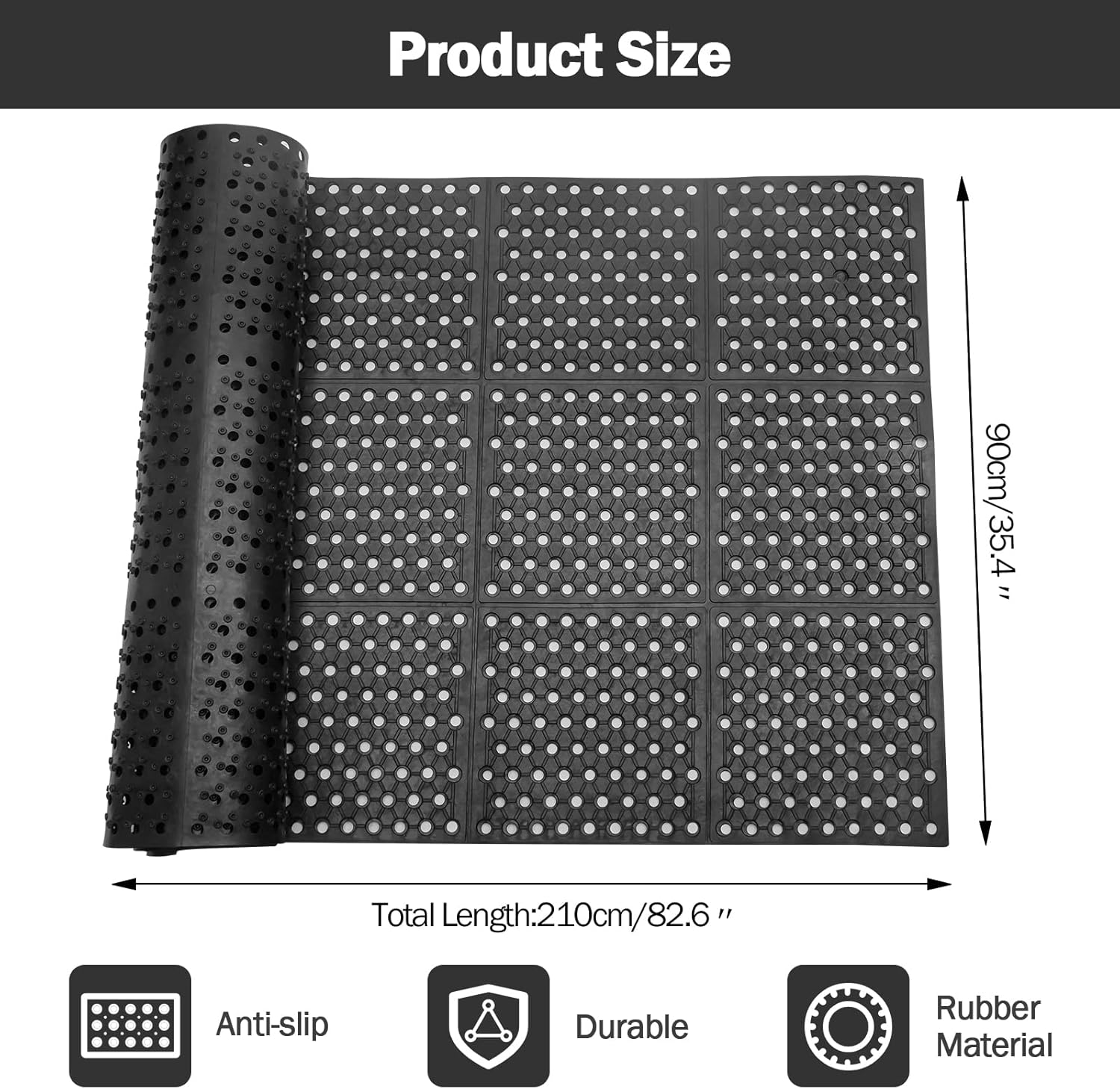 Anti-Fatigue Drainage Rubber M – Anti Fatigue Mat Bewertung und Preis