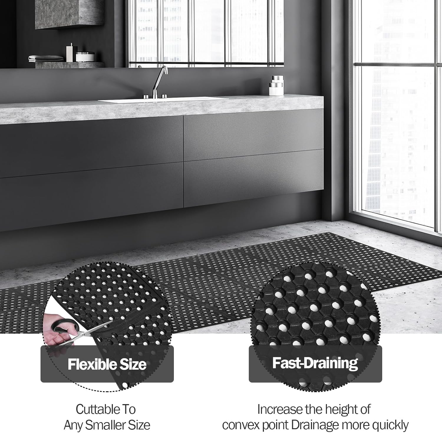Anti-Fatigue Drainage Rubber M – Anti Fatigue Mat Bewertung und Preis