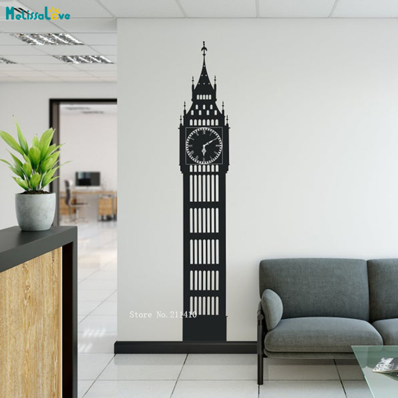 Clock Shape Wall Sticker Londo – Home Office England Bewertung und Preis