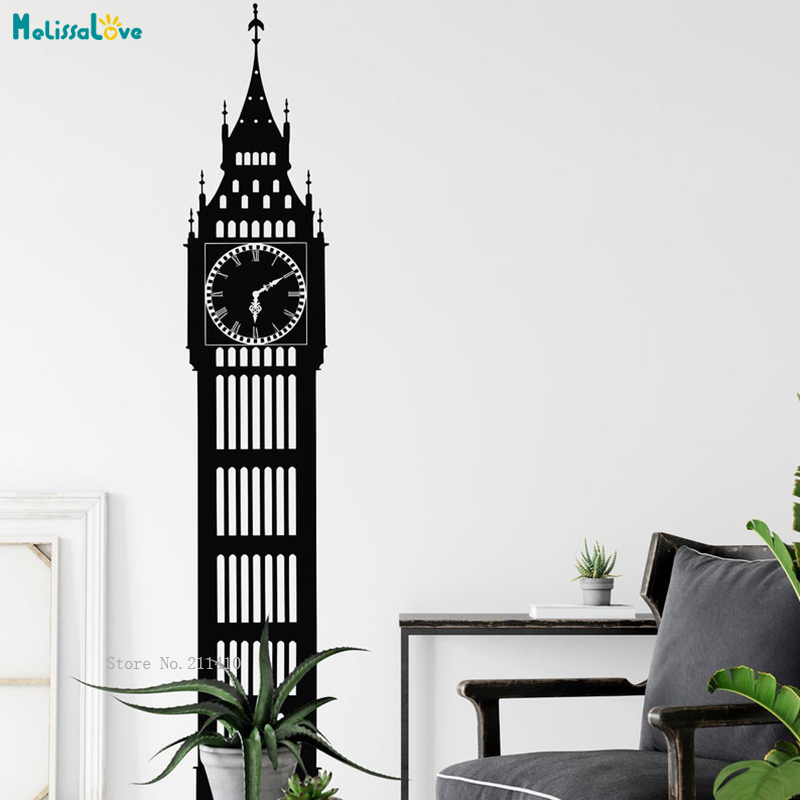 Clock Shape Wall Sticker Londo – Home Office England Bewertung und Preis