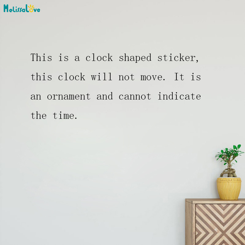 Clock Shape Wall Sticker Londo – Home Office England Bewertung und Preis