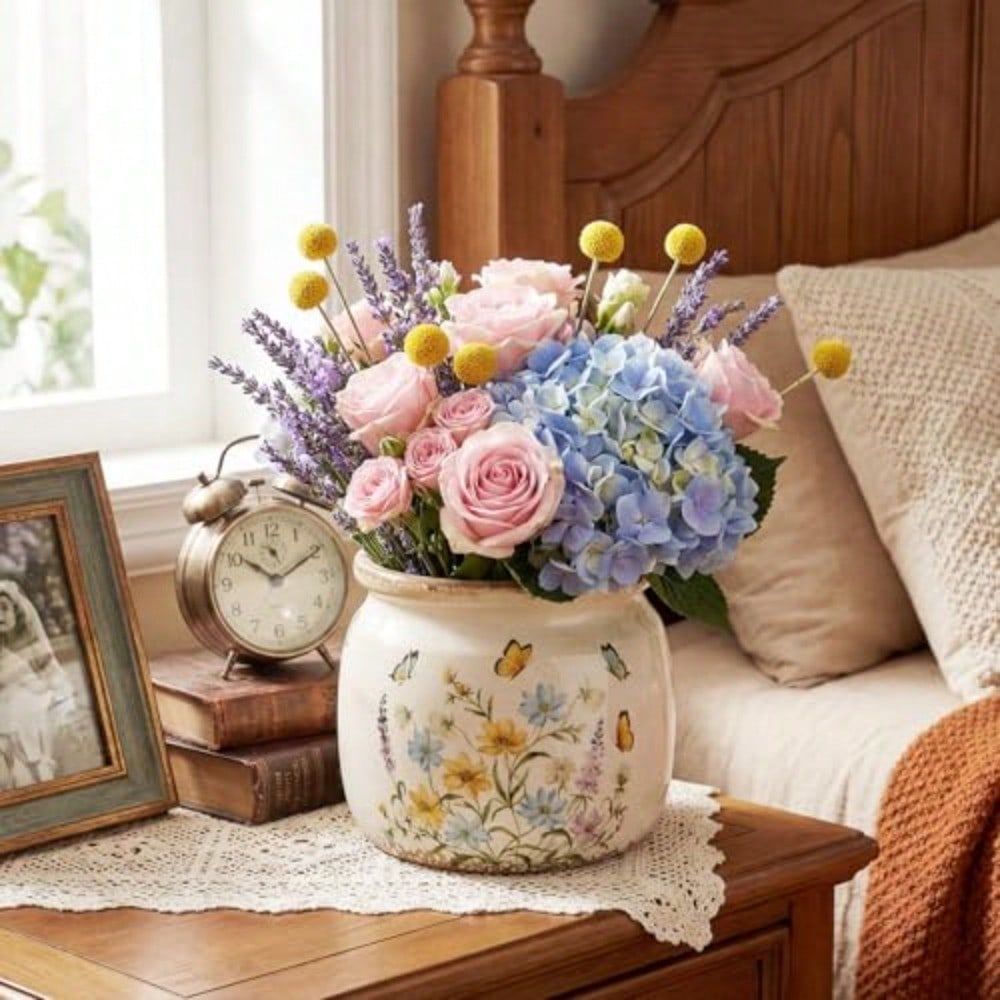 Large Ceramic Planter With Pat – Home Office Depot Bewertung und Preis