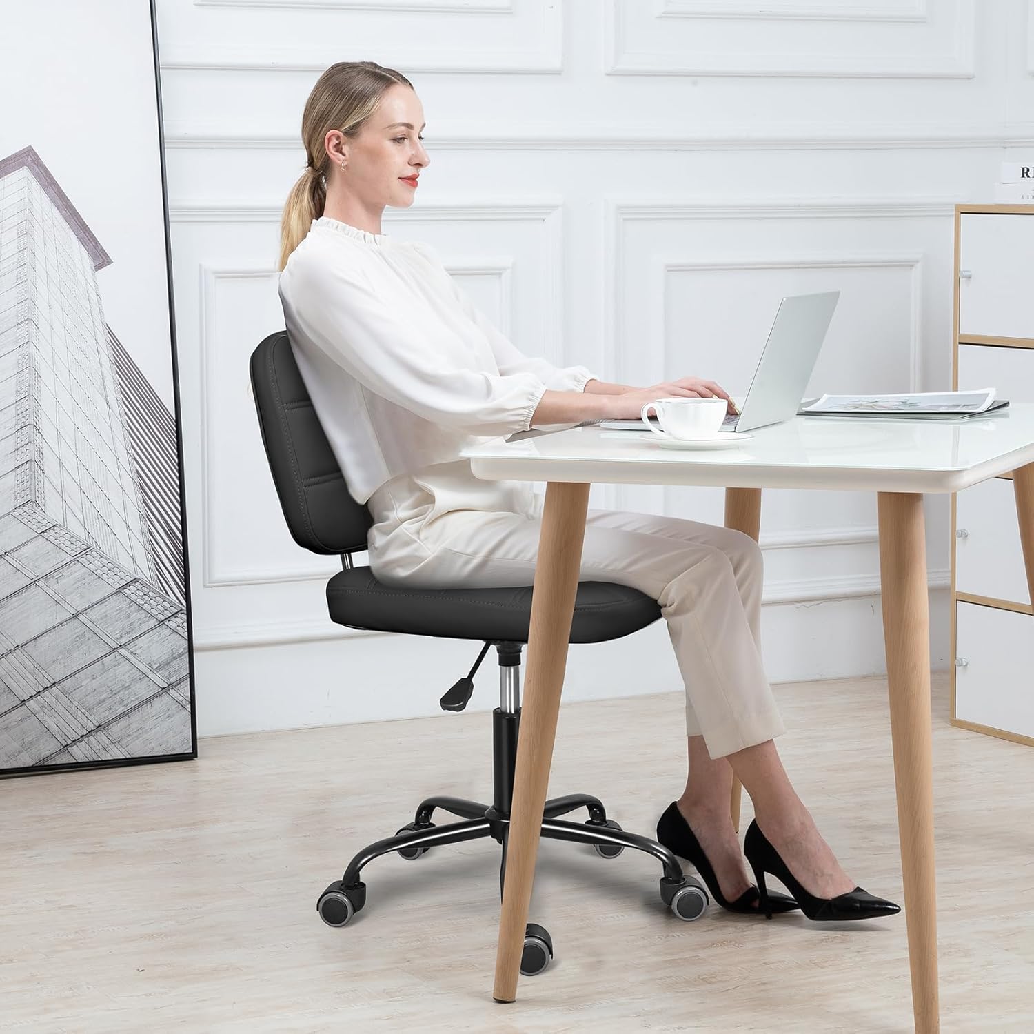 Armless Home Office Desk Chair – Home Office Desks Bewertung und Preis