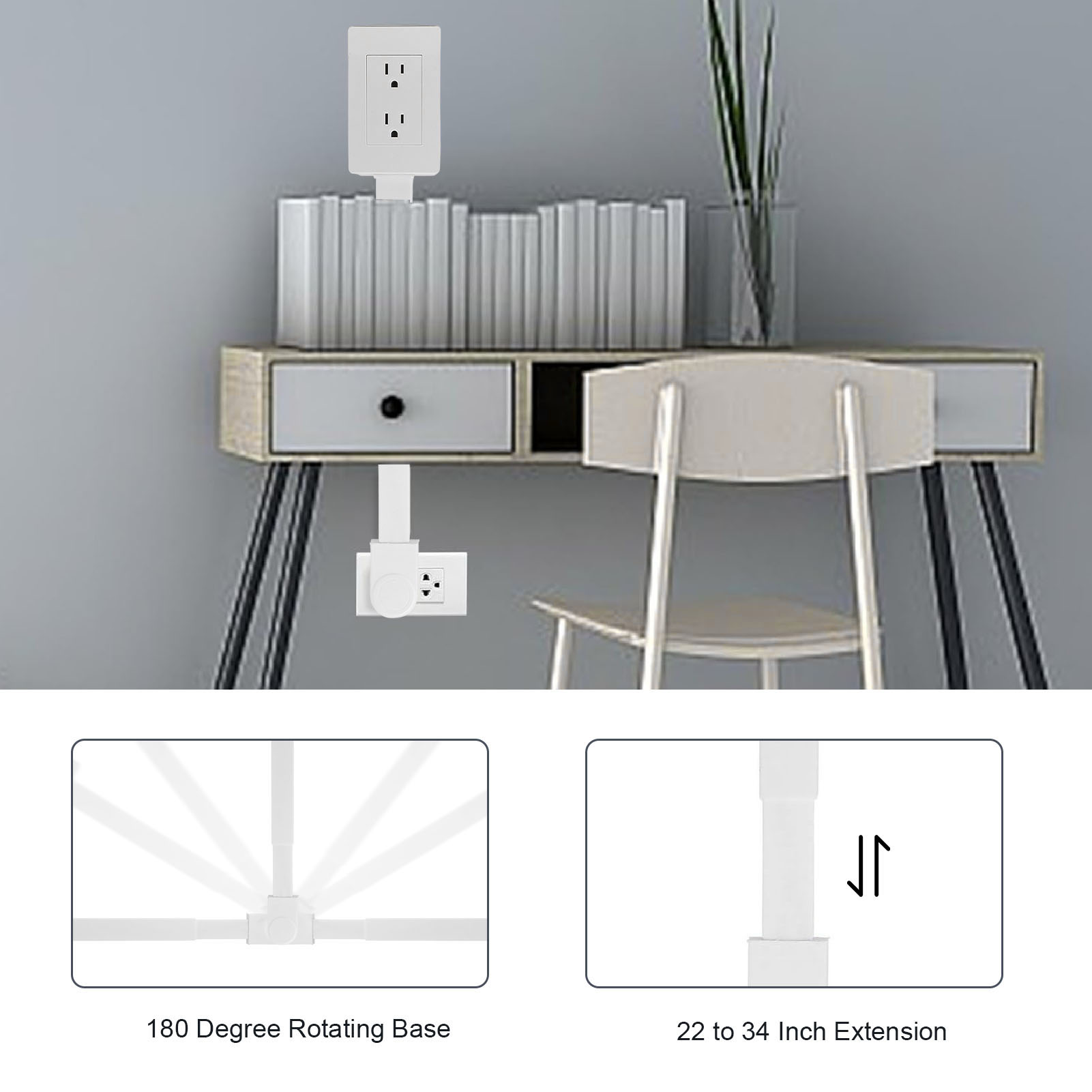 Rotatable Power Strip Flexible – Power Strip Desk Bewertung und Preis
