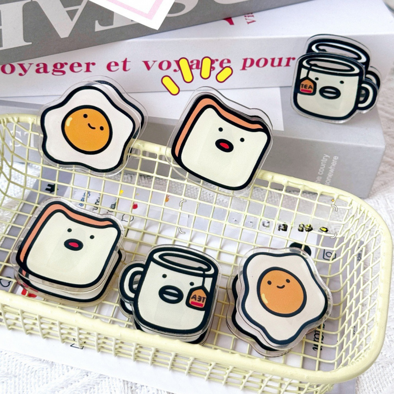 1pc Cute Toast Fried Egg Tea C – Home Office Student Bewertung und Preis