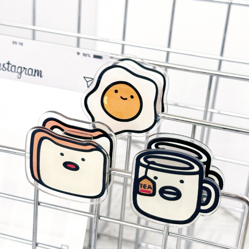 1pc Cute Toast Fried Egg Tea C – Home Office Student Bewertung und Preis