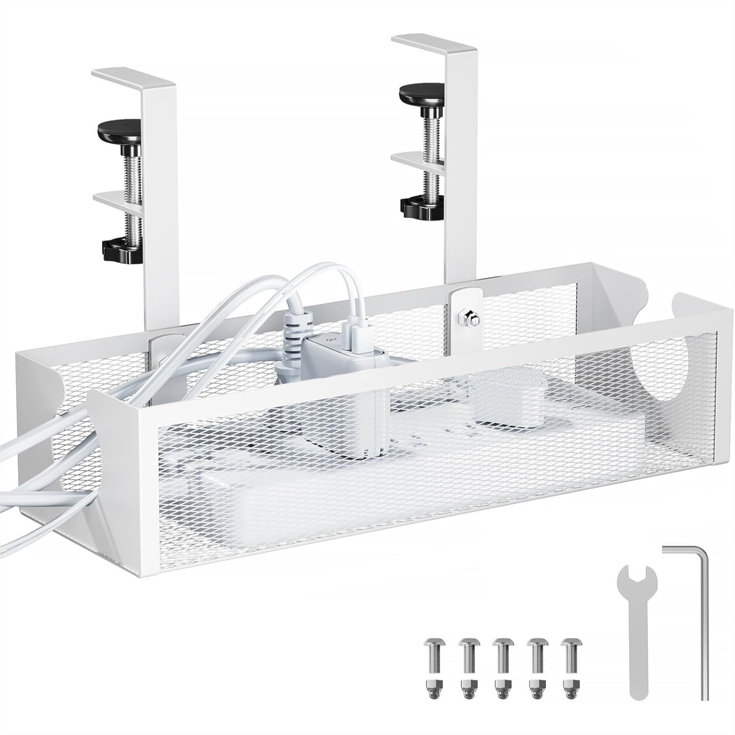 No-Drill Under Desk Cable Mana – Power Strip Desk Bewertung und Preis