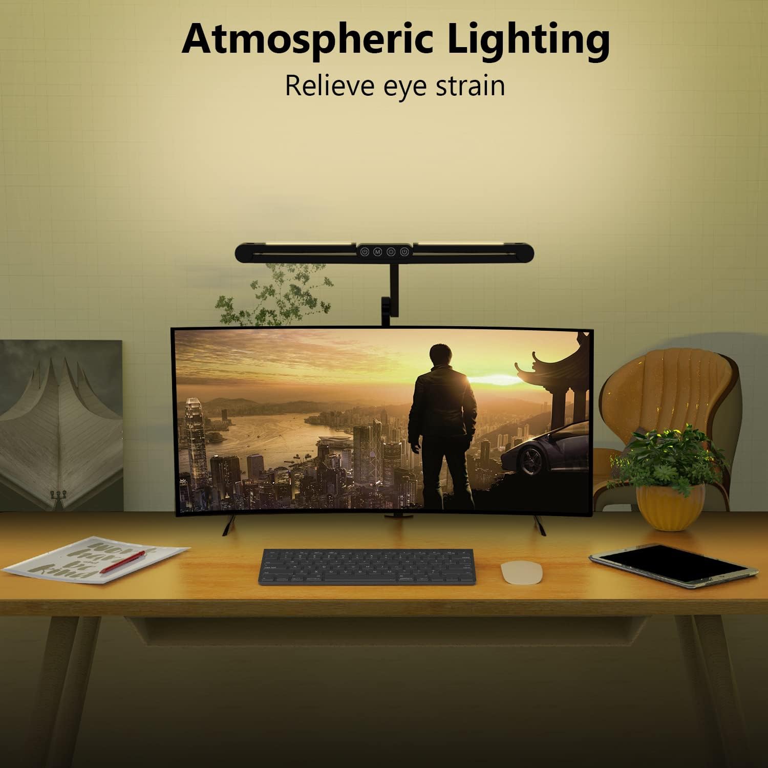 24W LED Desk Lamp with Clamp,  – Home Office Desks Bewertung und Preis