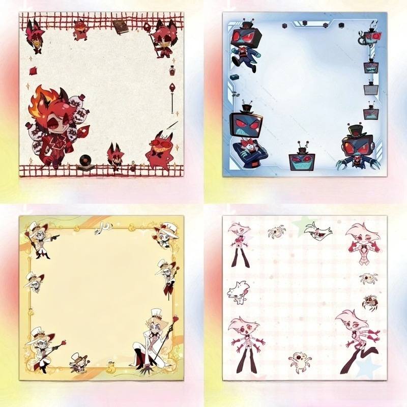 4Pcs Hazbin Hotel Zestial & Al – Home Office Student Bewertung und Preis