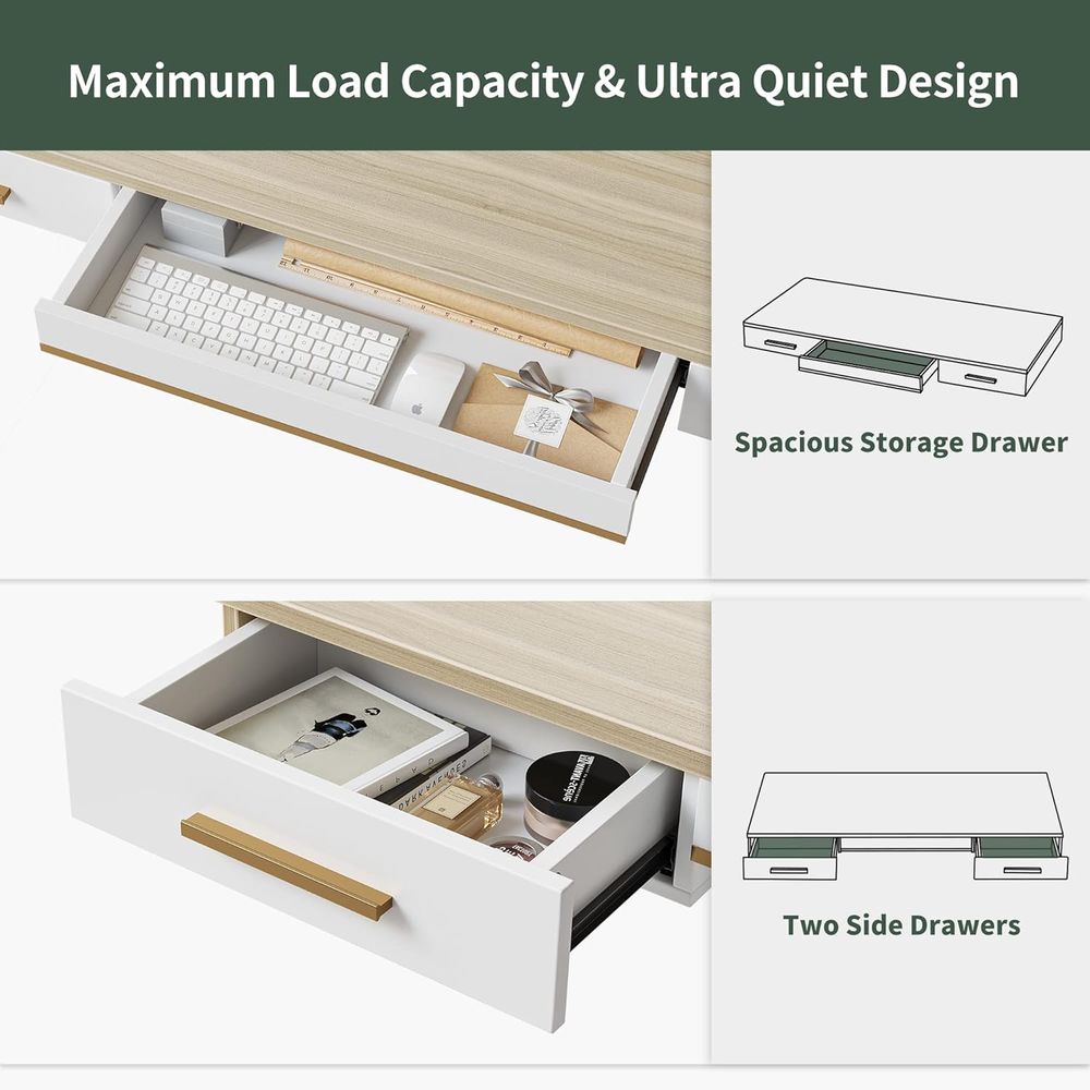 Electric Standing Desk, 3 Draw – Home Office Desks Bewertung und Preis