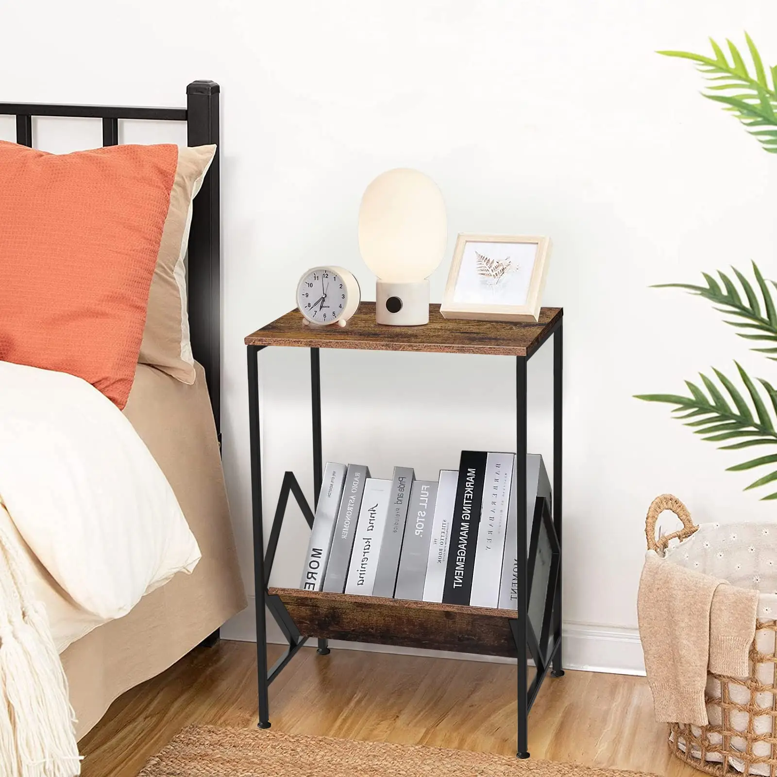 'Table Nightstand Up to 80 Alb – Home Office Of Amazon Bewertung und Preis
