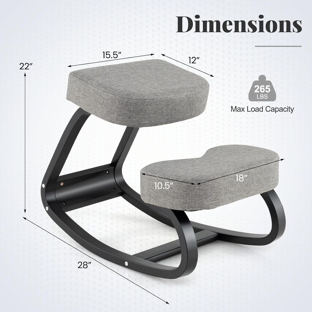 Ergonomic Kneeling Chair with  – Home Or Office Use Bewertung und Preis