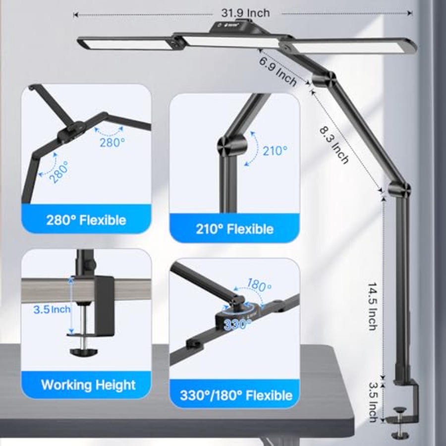 LED Desk Lamp Architect Desk L – Home Office Desks Bewertung und Preis