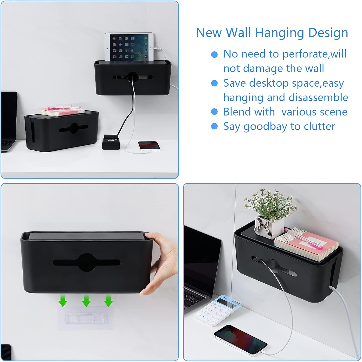 Cable Management Box Cord Orga – Power Strip Desk Bewertung und Preis