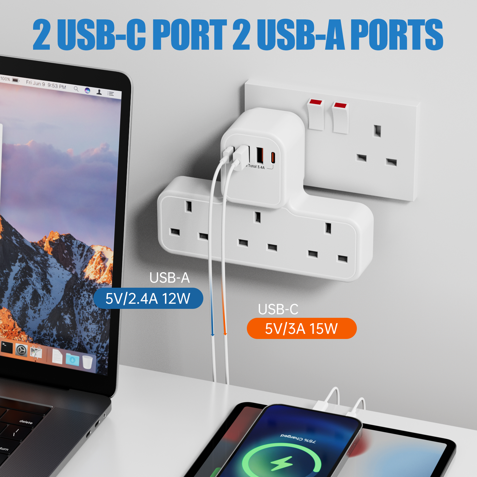 3250W Uk Ac Plug Power Strip E – Power Strip Desk Bewertung und Preis