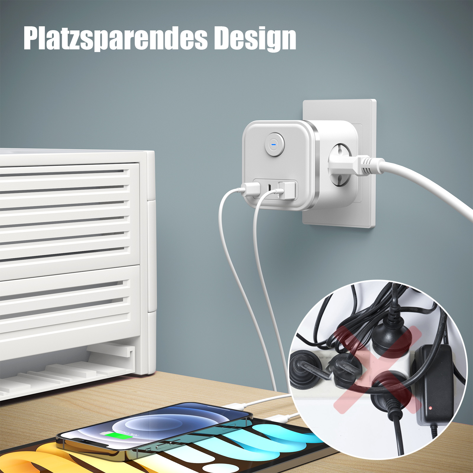 3680W Multi Plug EU Power Stri – Power Strip Desk Bewertung und Preis